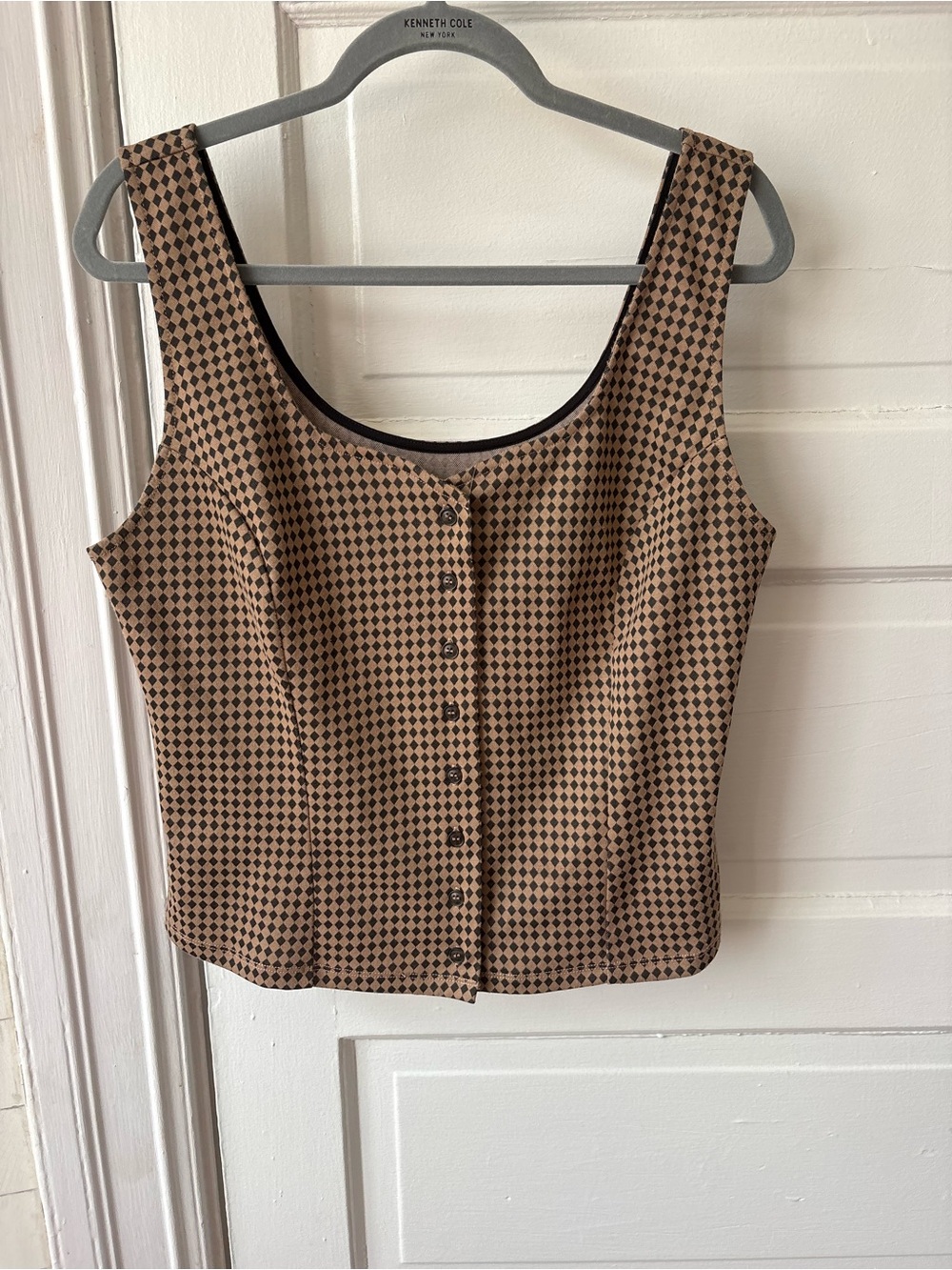 Maeve jacquard bustier top